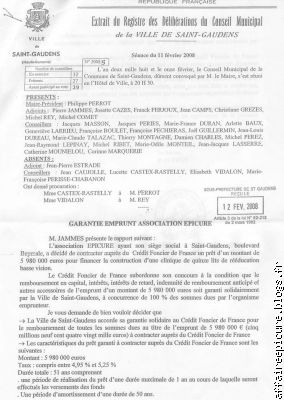 La délibération à 6 millions d'€uros pour une clinique qui n'en valait